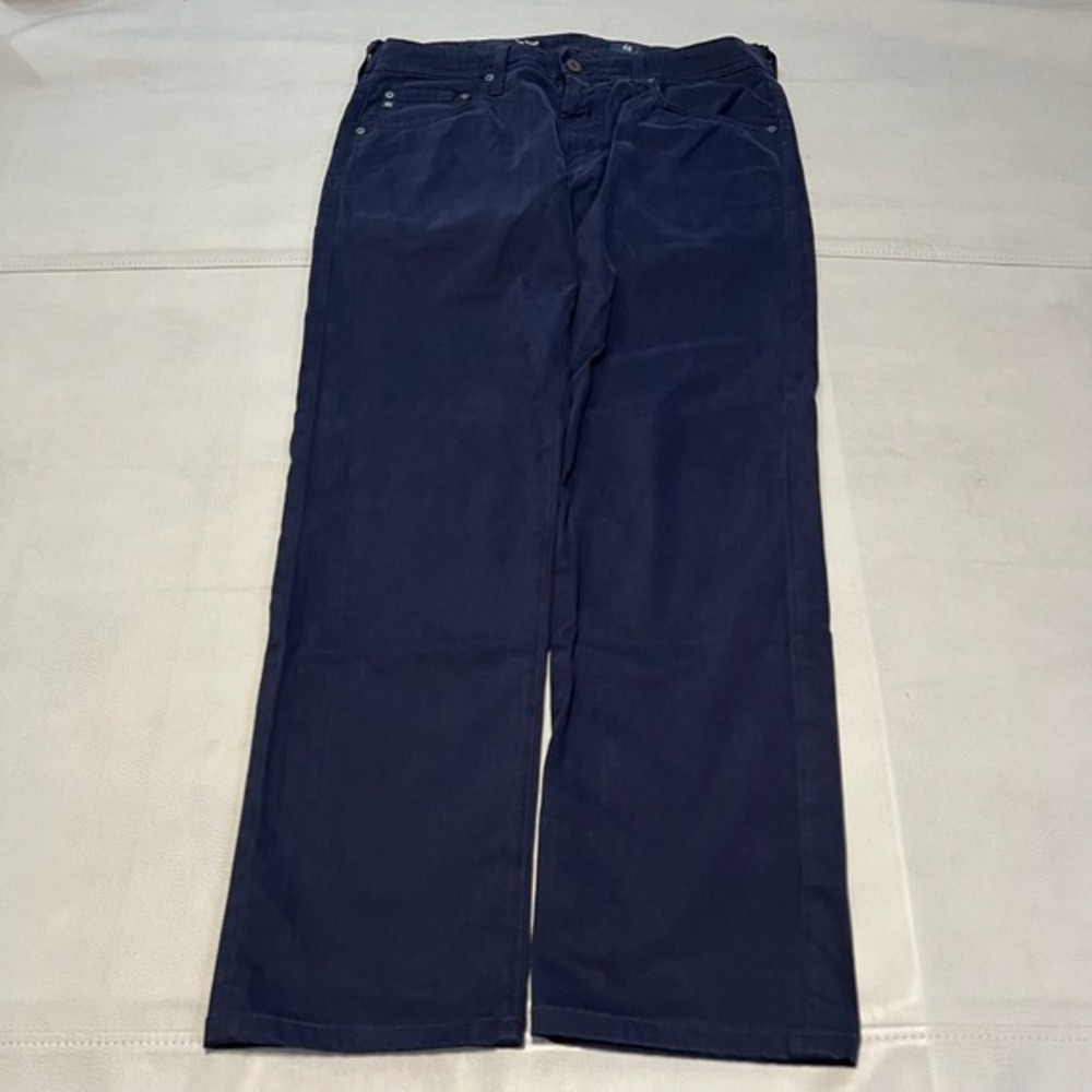 AG‎ Adriano Goldschmied The Tellis Modern Slim Navy Cotton Stretch Pant 34x34-